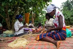 KAZI Extra Tall All Natural Pedestal Basket