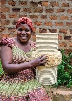 KAZI Home Goods All Natural Fringe Vase 7 KAZI Home Goods All Natural Fringe Vase