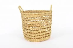 KAZI All Natural Lace Storage Basket Home Goods