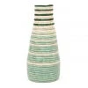 KAZI Bayou Striped Tall Vase Home Goods 2 KAZI Bayou Striped Tall Vase Home Goods