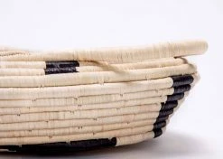 KAZI Black Spotted Storage Basket 8 KAZI Black Spotted Storage Basket