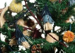 KAZI Blue Ombre Tasseled Garland Home Goods