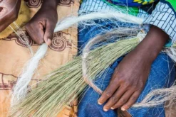 KAZI Fair Trade Blue Tassels Ornament