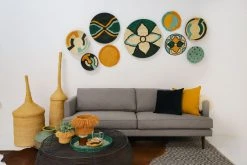 KAZI Brea Forest Bud Wall Plate III Home Goods