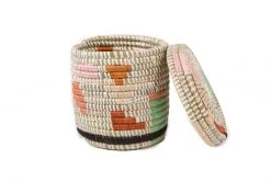 KAZI Home Goods Canyon Clay Abstract Lidded Box 9 KAZI Home Goods Canyon Clay Abstract Lidded Box