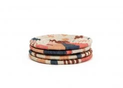 KAZI Coral Biko Coasters Home Goods