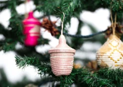 KAZI Coral + Clay Nya Ornament Set Fair Trade