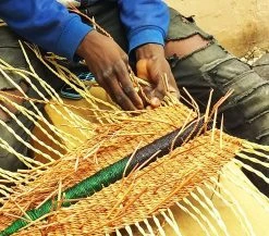 KAZI Earthy Bolga Queen Headboard Home Goods