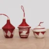 KAZI Fair Trade Fiery Red Ikonji Ornament Set