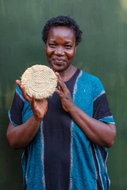 KAZI Office Accessories Fringed Natural Drink Oversized Coaster Set 13 KAZI Office Accessories Fringed Natural Drink Oversized Coaster Set