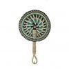 KAZI Garden Greens Round Hand Fan 1 KAZI Garden Greens Round Hand Fan