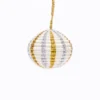 KAZI Fair Trade Globe Ornament - Multi Metallic