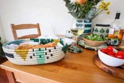 KAZI Ivy + Blush Biko Oval Basket 7 KAZI Ivy + Blush Biko Oval Basket