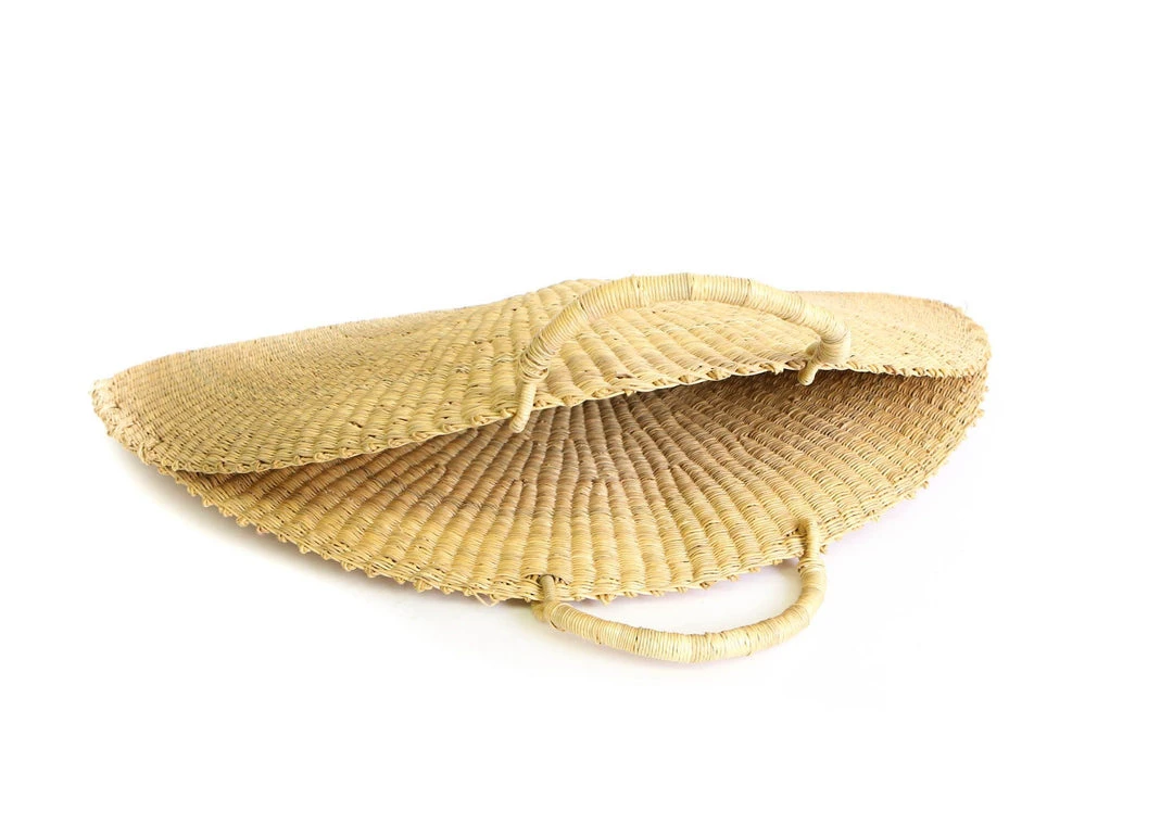 KAZI Accessories Jumbo Half Moon Straw Tote 6 KAZI Accessories Jumbo Half Moon Straw Tote