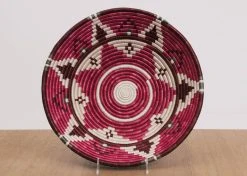 KAZI Home Goods Jumbo Mauve Fig Wall Bowl