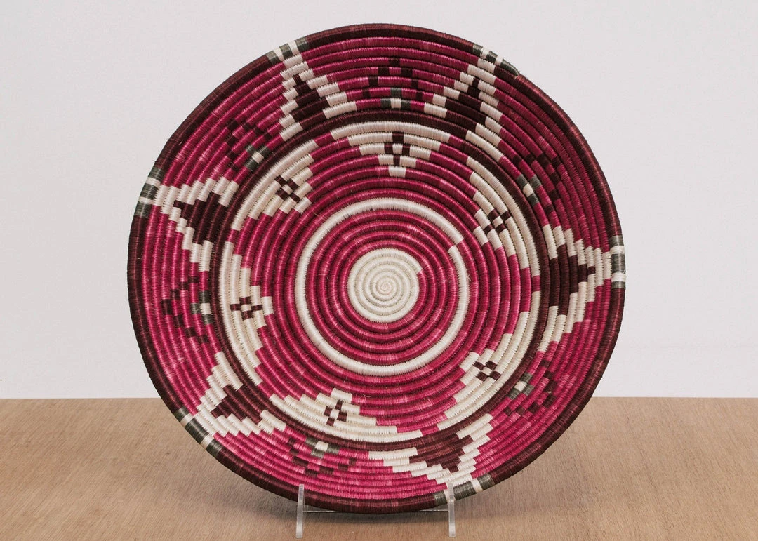 KAZI Home Goods Jumbo Mauve Fig Wall Bowl 3 KAZI Home Goods Jumbo Mauve Fig Wall Bowl