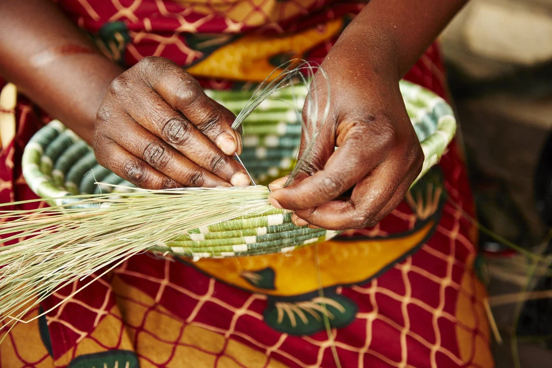 KAZI Large Dusk Blue + Melon Hope Bowl 7 KAZI Large Dusk Blue + Melon Hope Bowl