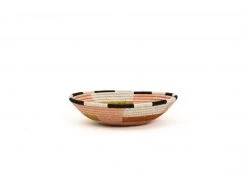 KAZI Large Dusty Peach Geo Bowl