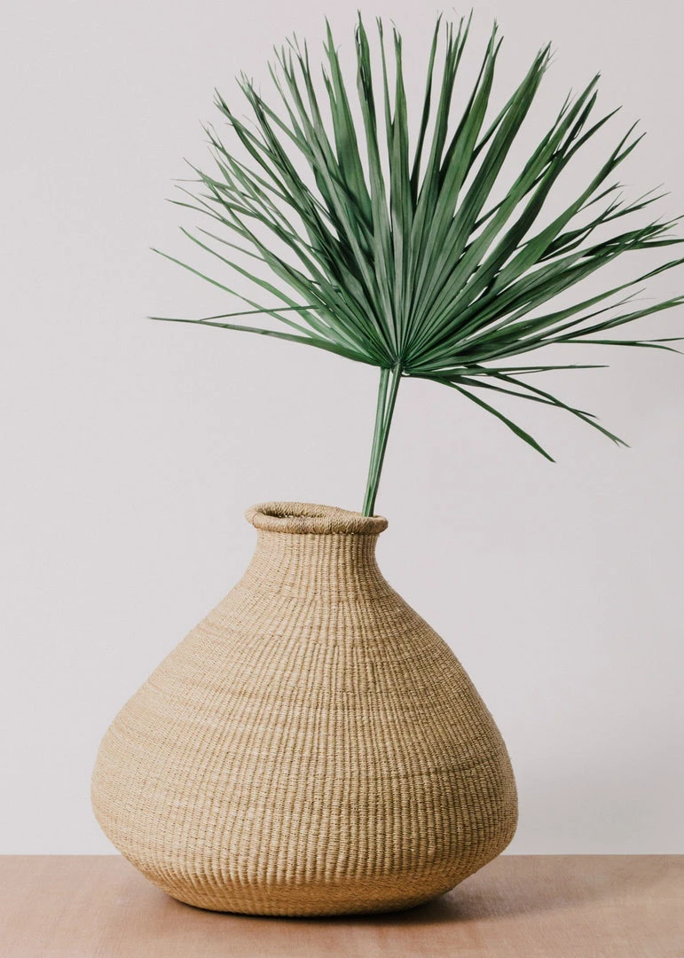 KAZI Home Goods Large Natural Grass Bud Vase 3 KAZI Home Goods Large Natural Grass Bud Vase
