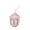 KAZI Fair Trade Lilac Egg Shaped Box Ornament 2 KAZI Fair Trade Lilac Egg Shaped Box Ornament
