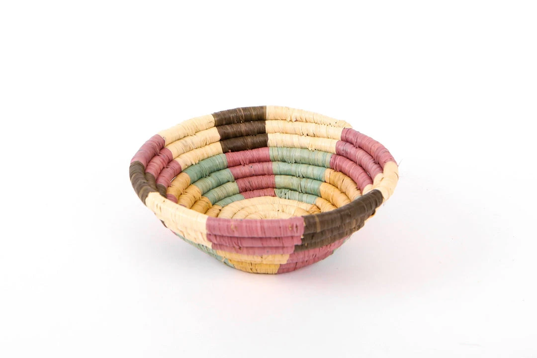 KAZI Home Goods Lilac + Neutrals Catch All Basket 3 KAZI Home Goods Lilac + Neutrals Catch All Basket