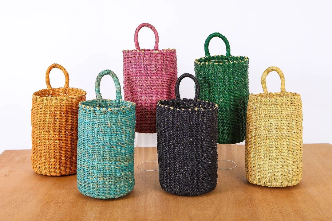 KAZI Mauve Hanging Basket Home Goods 7 KAZI Mauve Hanging Basket Home Goods