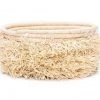 KAZI Medium Fringe Kisasa Round Basket Home Goods 2 KAZI Medium Fringe Kisasa Round Basket Home Goods