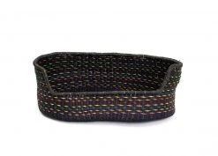 KAZI Medium Multicolor Dashed Pet Bed Pet Accessories