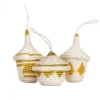 KAZI Metallic Gold Fete Ornament Set