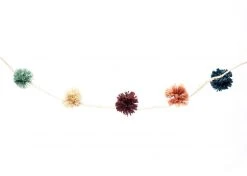 KAZI Home Goods Multicolor Pom Pom Garland 8 KAZI Home Goods Multicolor Pom Pom Garland