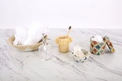 KAZI Natural Fringed Brush Cup Home Goods