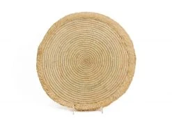 KAZI Natural Large Fringed Wall Charger