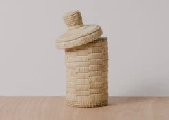KAZI Natural Lidded Box