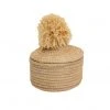 KAZI Home Goods Natural Penelope Pom Pom Box 1 KAZI Home Goods Natural Penelope Pom Pom Box