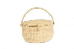 KAZI Accessories Natural Picnic Basket