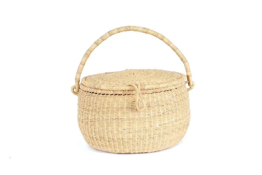 KAZI Accessories Natural Picnic Basket 3 KAZI Accessories Natural Picnic Basket