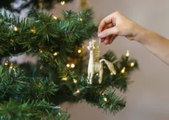 KAZI Fair Trade Natural Raffia Giraffe Ornament 8 KAZI Fair Trade Natural Raffia Giraffe Ornament