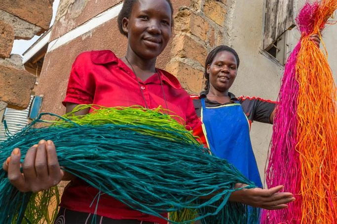 KAZI Opal Gray Color Blocked Oval Basket Home Goods 7 KAZI Opal Gray Color Blocked Oval Basket Home Goods