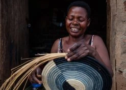 KAZI Opal Gray Color Blocked Vase Home Goods 7 KAZI Opal Gray Color Blocked Vase Home Goods