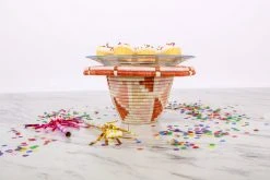 KAZI Peach Cake Stand