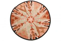 KAZI Peach Fleur Plate Home Goods