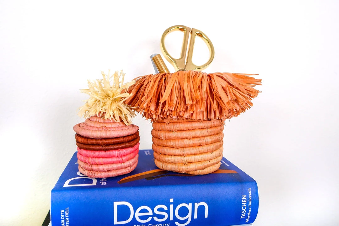 KAZI Peach Fringed Brush Cup 5 KAZI Peach Fringed Brush Cup