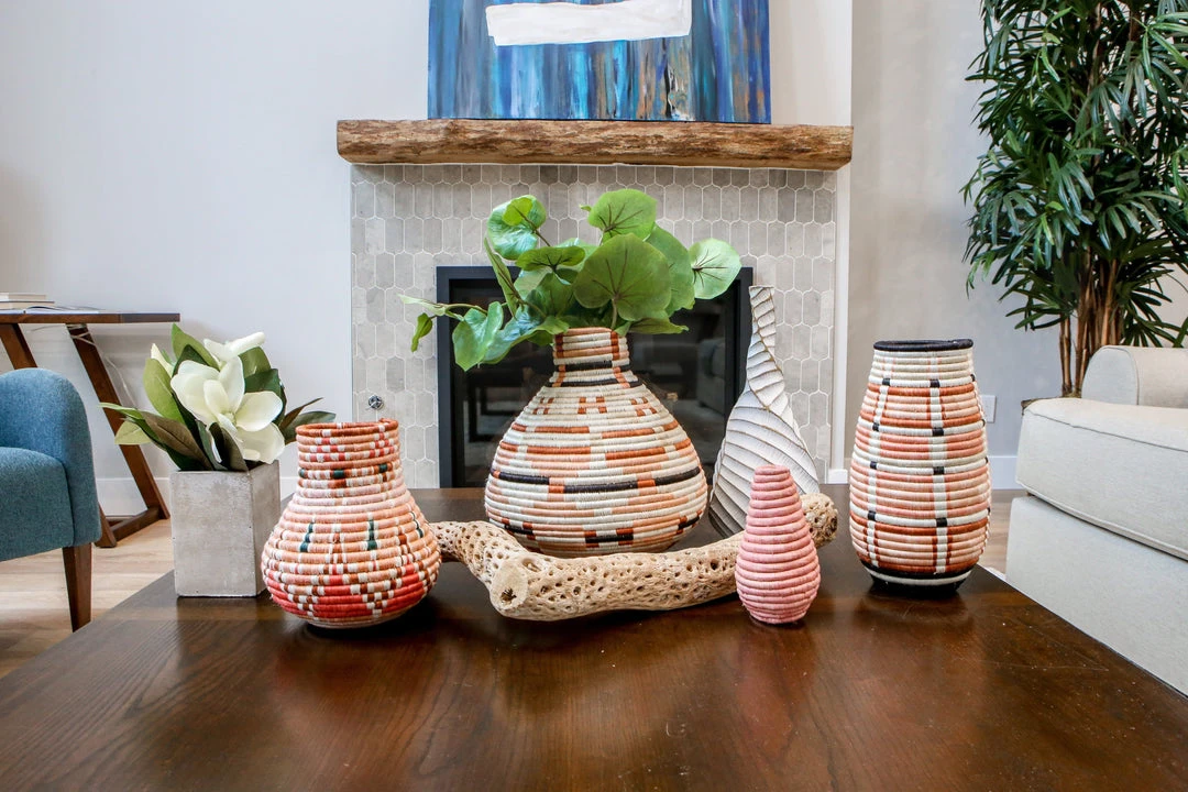 KAZI Peach Mpira Vase 4 KAZI Peach Mpira Vase