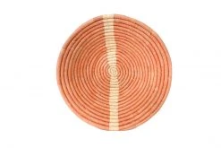 KAZI Peach Striped Large Bowl Home Goods