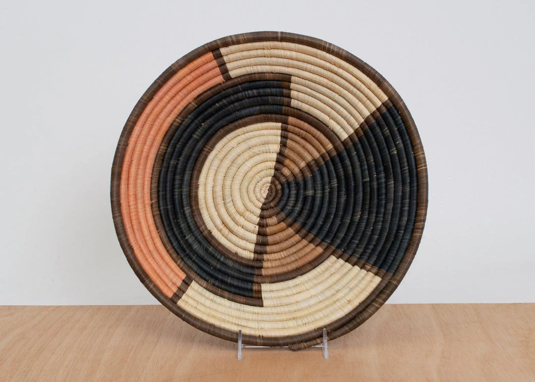 KAZI Home Goods Peach Totemic Extra Large Wall Bowl 3 KAZI Home Goods Peach Totemic Extra Large Wall Bowl