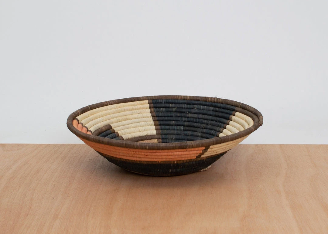 KAZI Home Goods Peach Totemic Extra Large Wall Bowl 4 KAZI Home Goods Peach Totemic Extra Large Wall Bowl