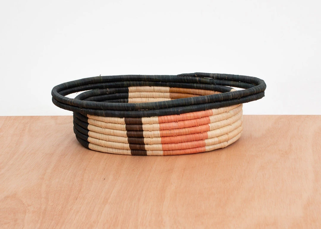 KAZI Peach Wheel Oval Basket 3 KAZI Peach Wheel Oval Basket