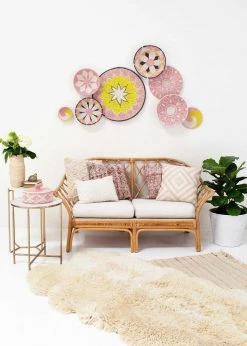 KAZI Home Goods Queen Of Blush Jumbo Wall Disc