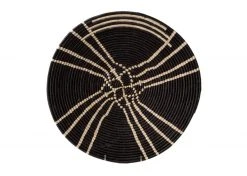 KAZI Sanaa Raffia Plate II