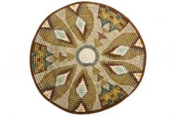 KAZI Home Goods Sand Fleur Plate